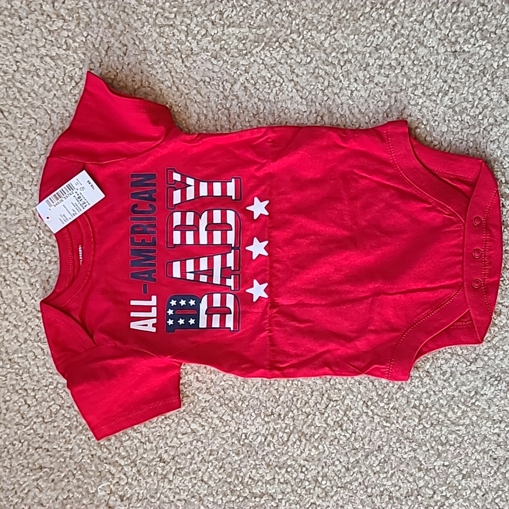 The Children's Place Fourth of July onesie Size 12-18 months NWT